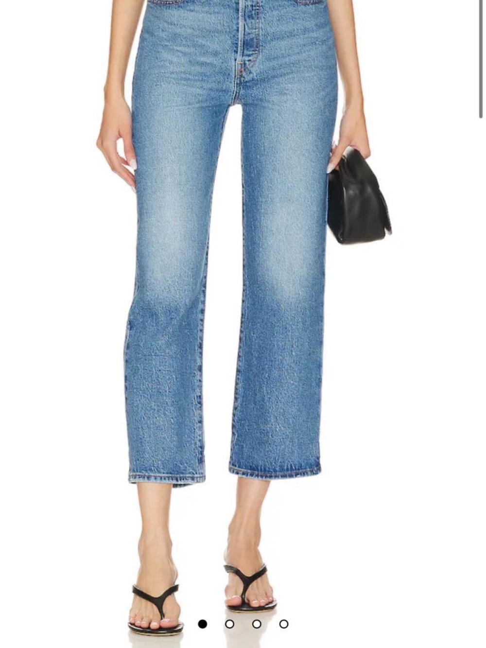 Levi’s ribcage Straight-Leg ankle Jeans
